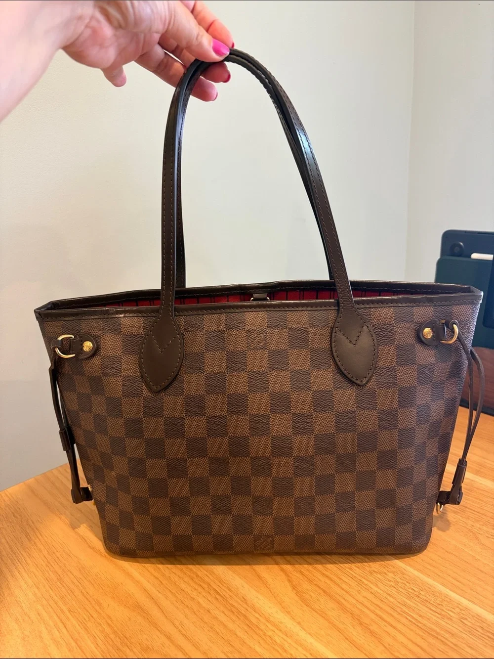 Louis Vuitton Damier Ebene PM tote